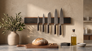 KURA 16" Magnetic Knife Bar — Walnut Alligator