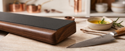 KURA 16" Magnetic Knife Bar — Walnut Onyx
