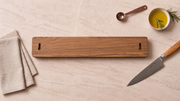 KURA 16" Magnetic Knife Bar — Walnut Onyx