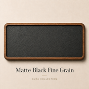 KURA 16" Magnetic Knife Bar — Walnut Onyx